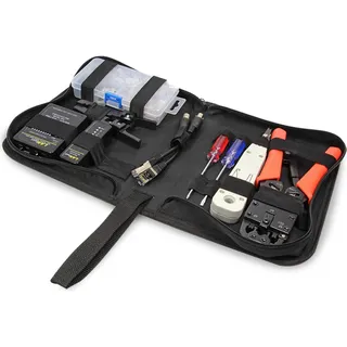 Logilink Netzwerk Werkzeug-Set mit Tasche WZ0030