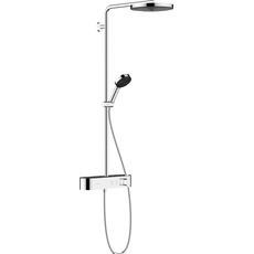 Bild von Pulsify S Showerpipe 260 1jet mit ShowerTablet Select 400, chrom