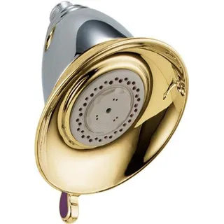 Delta Faucet RP34355CB Universal Showering Components, Touch-Clean 3-Setting Showerhead, Brass