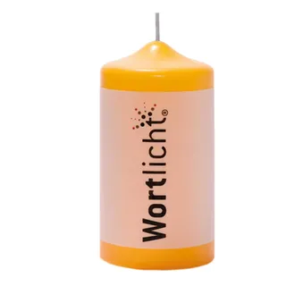 Bulla Design Bulla Wortlicht Kerze Wie schön dass es dich gibt weiß
