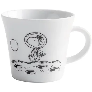 KAHLA Peanuts Obertasse 0,22 l Peanuts Space | weiße Kaffeetasse mit Peanuts Motiv aus Porzellan