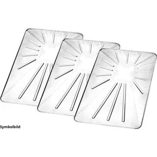Napoleon Alueinsatz 3er Set für Fettwanne grau Aluminium