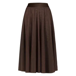 Tüllrock ZERO "Tüllrock mit elastischem Bund", Damen, Gr. 36, braun (chocolate plum), Einsatz: 100% Polyester PES., Röcke Tüllrock