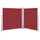 Seitenmarkise 160 x 600 cm Rot Polyester