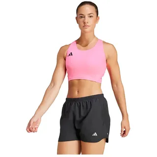 Adidas Adizero Essentials Crop Sport-top - Lucid Pink - M