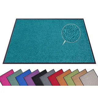 HANSE HOME Fußmatte (S-XXL) 40x60cm – 12 Farben – Fussmatte Outdoor Schmutzfangmatte Türmatte Waschbar & Wetterfest rutschfest für Eingangsbereich & Außenbereich – Petrol