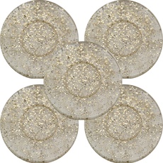 500 Pfandmarken Wertmarken Durchmesser 30mm Farbe Gold-Glitter mit beidseitiger Aufschrift"Wertmarke" - Eventmarken Chips Jeton Token