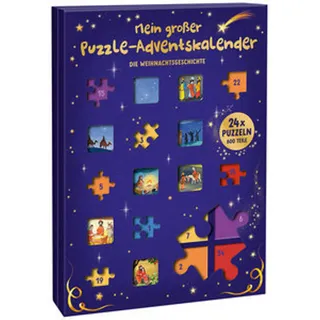 Mein großer Puzzle-Adventskalender - Die Weihnachtsgeschichte