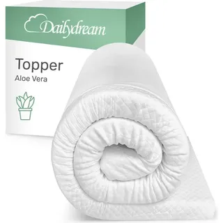 DAILYDREAM Matratzen Topper 80 x 200 cm weiß