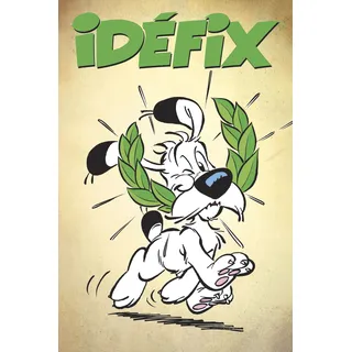 LuckyLinde »Idefix« Fantasy Figuren Film Filmfiguren 1 Stk. tlg. Canvasbild Wanddeko Bild zum Film "Kampf der Häuptlinge",