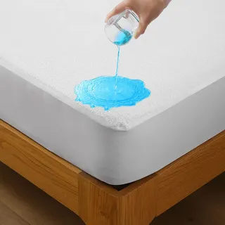 Bedecor Doppelpack Wasserdichter Matratzenschoner 90 x 200 cm, Baumwolle, Hygienische und atmungsaktive Matratzenauflage, Anti-Allergie