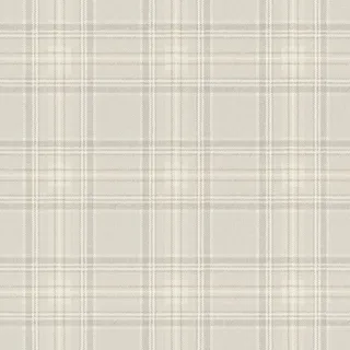 Rasch Textil Karierte Vliestapete Curiosity 10,05m x 0,53m 0 g Beige/Grau 537444