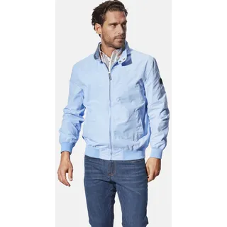 Blouson BABISTA "Jacke HALMIR", Herren, Gr. 56, blau (hellblau), Obermaterial: 70% Baumwolle CO. 30% Polyamid ECONYL PA ECONYL., Jacken Blouson