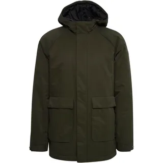 Winterjacke SOLID "Winterjacke SDCaden", Herren, Gr. L, grün (rosin), Obermaterial: 51% Baumwolle CO. 49% Nylon NY., Jacken Winterjacke
