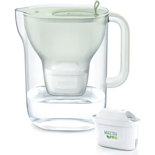 BRITA Style eco 2,4 L grüne Wasserfilter-Kanne + Maxtra PRO All-in-1-Kartusche - Grün
