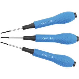 BGS Präzisions-Schraubendreher-Satz T-Profil (für Torx) T4 / T5 / T6 3-tlg.