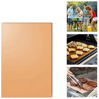 Grillmatte Antihaft BBQ Grill Schutz Folie Unterlage Schale Grillmatten