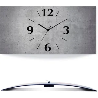 ARTland Wanduhr 60 cm Quarz grau
