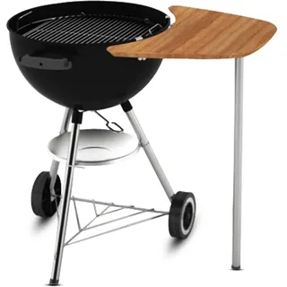 Weber Beistelltisch 8 cm Bambus braun