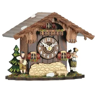 Trenkle - 083_Q - Kuckucksuhr - Quarzwerk - Mini-Kuckuck - Braun