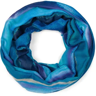 Stylebreaker "Bunter Loop Aquarell Farbverlauf Streifen", 1 Stk., dunkelblau, blau