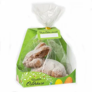 KuchenMeister Osterhase mit Dekorpuder und Bourbon Vanille 350g