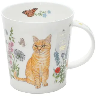 Dunoon Floral Cats Lommond Mug Ginger