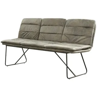 Kawola Esszimmerbank Vince Grau Microfaser , Textil , 178x90x68 cm , Esszimmer, Bänke, Sitzbänke