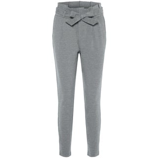 Vero Moda Paperbag EVA mit High Waist in Medium Grey-M-L32