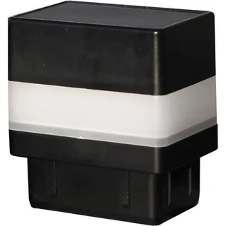 Floraworld Pfostenkappe 6,5 x 7,1 cm Schwarz/Kunststoff