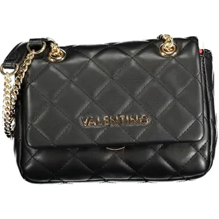 Valentino Ocarina Flap Bag Kunstleder Black/Gold