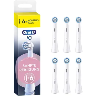 Oral-B iO Sanfte Reinigung Aufsteckbürste weiß 6 St.