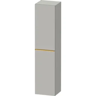 Duravit D-Neo Hochschrank, 400x1760x360mm, eine Tür, Türanschlag Rechts, 5 Glasfachböden, Griff Gold poliert, DE1328R34070000, Farbe: Betongrau Matt Dekor