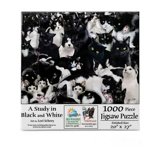 sunsout inc. Black and White 1000 PC Puzzle