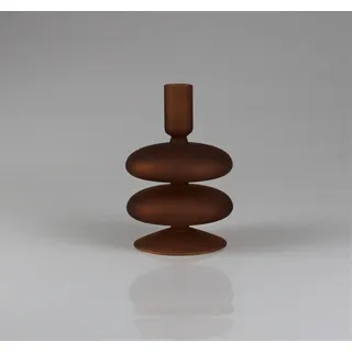 LeGer Home by Lena Gercke Kerzenständer aus Glas Braun