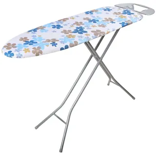 Orbegozo TP1000 Bügelbrett, aus Stahlgeflecht gefertigt, Baumwollüberzug, Halterung für Bügeleisen, mehrfarbig, 110 x 33 cm