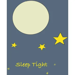 Babywanddeko , Blau , Metall , 40x40x3 cm , Babymöbel & Kindermöbel, Babyzimmer, Kinderzimmer Deko