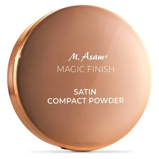 M. Asam MAGIC FINISH Satin Compact Powder Nude (9g) - Seidiges Puder Make-up mit Vitamin E & Hyaluron, perfektes Finish, talkfrei, vegan, ideal für Contouring & Makeup