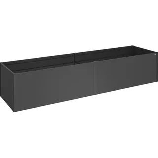 Biohort Hochbeet Metall 397 cm x 102 cm x 77 cm Dunkelgrau-Metallic
