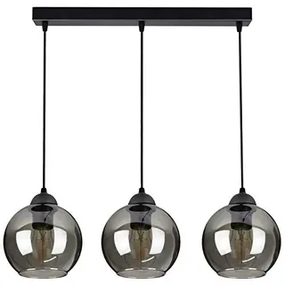 FKL DESIGN Home Deco Deckenlampe Pendellampe Hängelampe Wandlampe Tischlampe Leuchte Pendelleuchte Kugel Schwarz Grau Weiß Lampe aus Serie 830 verschiedene Varianten (BZ3)