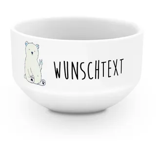 Mr. & Mrs. Panda Müslischale Eisbär Faul - Personalisierte Geschenke, Bürojob, Büro, Schüssel Personalisieren, Homeoffice, Schale, Suppenschüssel, Arbeit, Müslischüssel, Teddy, Bär