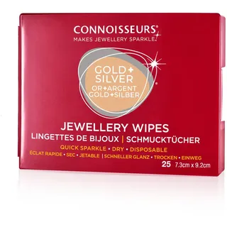 Connoisseurs Schmuckpoliertuch, für Gold und Silber, 25 Stück