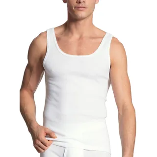 CALIDA Cotton 1:1 Unterhemd Herren | weiche Feinripp-Qualität, verlängerter Rücken und komfortabler Sitz den ganzen Tag