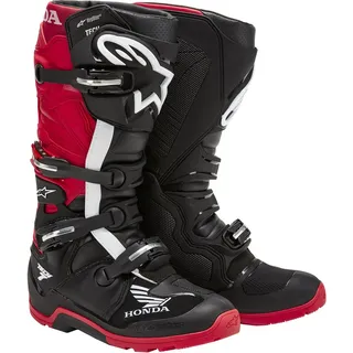 Alpinestars Tech 7 Enduro Drystar Schwarz/Hellrot 44,5