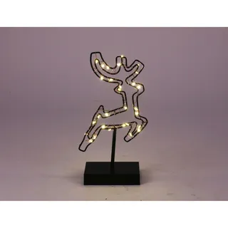 Rentier klein LED 30 cm WW BB Indoor 8 Stück Weihnachtsfigur Weihnachtsdeko