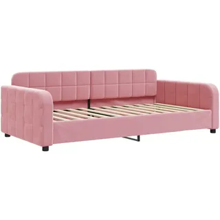 vidaXL Tagesbett Rosa 100x200 cm Samt - Rosa