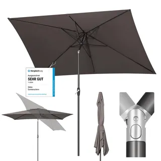 Sekey Sonnenschirm 200 × 300 cm cappuccino