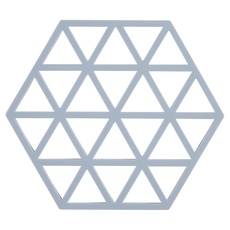 Bild von Triangles Topfuntersetzer/Untersetzer für Töpfe, Silikon, 16 x 14 cm, himmelblau (Sky)