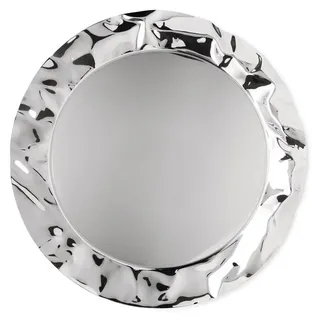 Alessi Tablett, rund aus Edelstahl