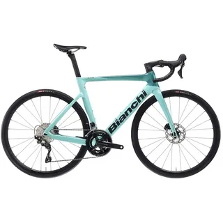 Bianchi Oltre Race 105 Di2 2024 53 Zoll RH 53 cm türkis